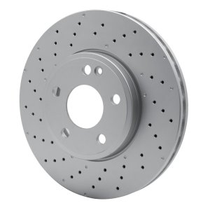 Mercedes-Benz GLA200 Brake Rotor (1) - Front - R1 Concepts - GeoSPEC Coated, Drilled - `12-`17